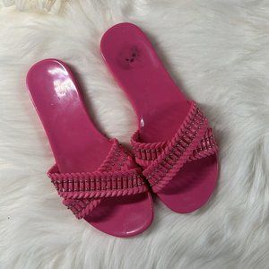 Vince Camuto Erindra Jelly Rubber Slides